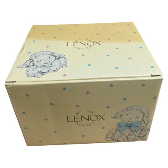Lenox Lazy Lambs Baby Cup Mug with Original Box – Pastel Nursery Collectible - Picture 6 of 6
